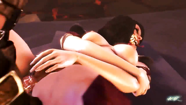 Жаркий секс с зубастой красоткой из Мортал Комбата