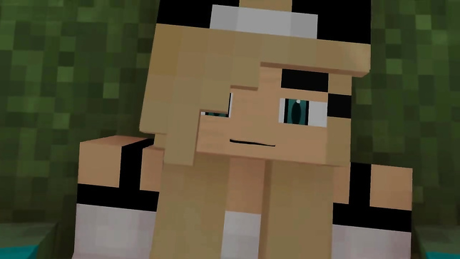 Милашка из Майнкрафта трахается с Зомби