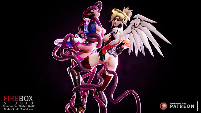 Щупальца страсти: Дива и Ангел в плену монстра