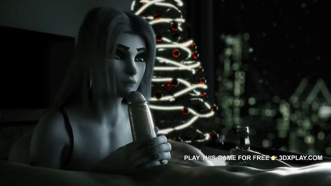 Вдова поздравляет мужика с Рождеством