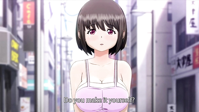 Японский порно мультик с тянкой