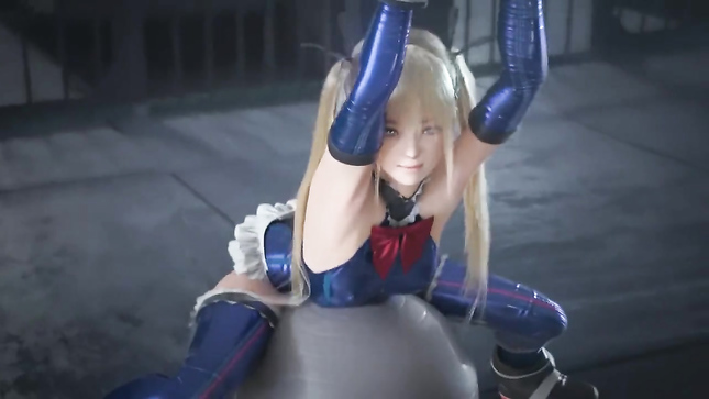 Dead or Alive Marie Rose прыгает на мячике - DEL
