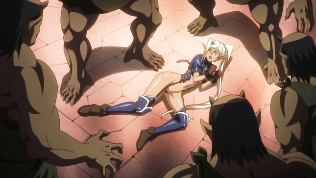 Монстры трахают толпой тянку - DEL