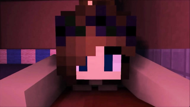 Секс с грудастой подружкой в Майнкрафте