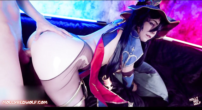 Секс косплей Genshin Inpact от MollyRedWolf