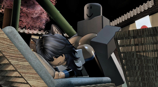 Лего человек трахает сзади кошечку